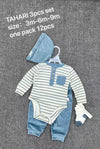 Hot Selling High Quality Newborn Short Sleeved and Pants Piece Set Baby Cartoon Cute Sets Baby Sleeveless Cotton Set