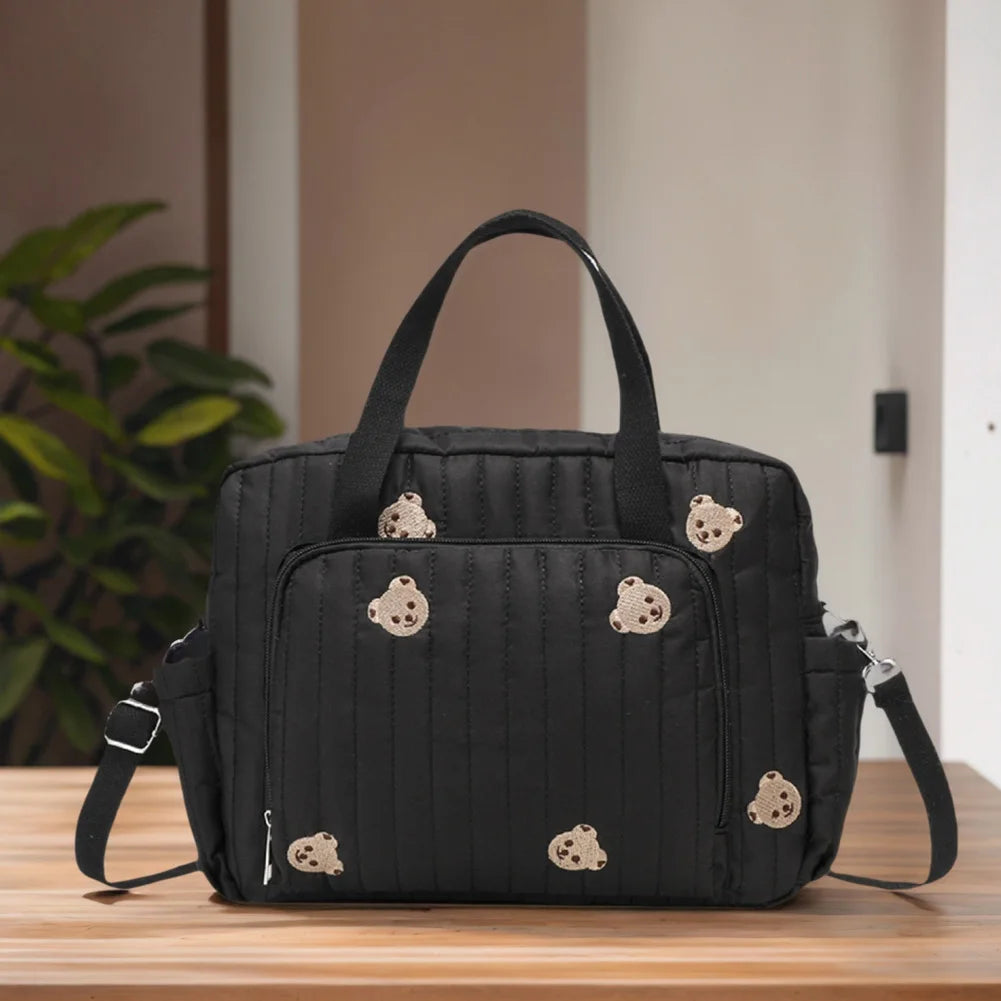 Floral Maternity Pack Large Capacity Travel Hanging Bag Toiletry Luggage Bag for Labor and Delivery
