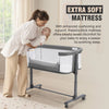 3-in-1 Baby Crib, Cradle, Bassinet, Cot, Bedside Sleeper & Travel Cot