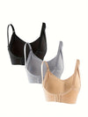3-Pack Breathable Wireless Nursing Bras