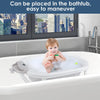 Foldable Baby Bath Tub Ergonomic with Temperature & Cushion Bath Pad + Bath Net