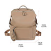 Leather Diaper Bag Backpack – Large Capacity & Multifunction