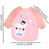 Waterproof EVA Full Sleeve Baby Bibs Children Apron Long Sleeve Feeding Smock Kids Eating Breastplate Infant Scarf Clothing