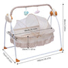 Automatic Rocking Chair Electric Baby Swing Bed Crib Music Cradle Remote control