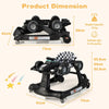 ERGOMASTER 4-in-1 Baby Walker Foldable Activity Push Walker with Adjustable Height & Speed