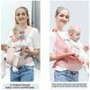 Baby Waist Stool Carrier Hands Free No Neck Pinching  Green Blue Pink Ergonomic Infant Hip Seat with Safety Belt Breathable Mesh