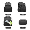 Large Waterproof Diaper Bag Backpack with USB Port